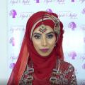 Red Bridal Nikkah Look