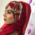 Red Bridal Nikkah Look